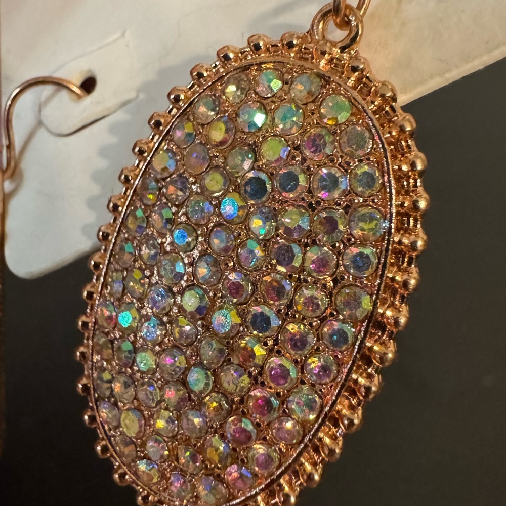 Elegant Multicolor Crystal Earrings